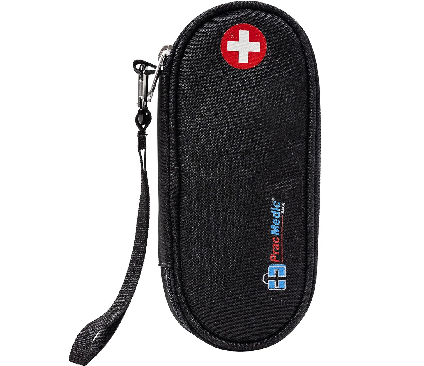 PracMedic Bags EpiPen Carrying Case, Compact - Holds 2 EpiPens or Auvi-Q and Asthma Inhaler - Immediate Access to Allergy Medications During Emergency Situations for Kids and Adults (Black)